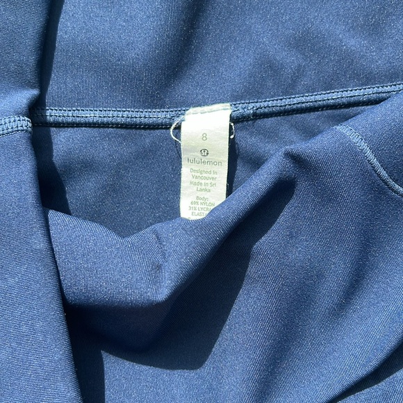 Lululemon wonder under crop high rise in spray blue! - Picture 3 of 3